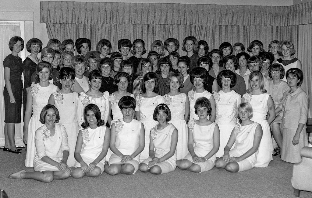 Kappa Alpha Theta Sorority, Fresno State College, 1965