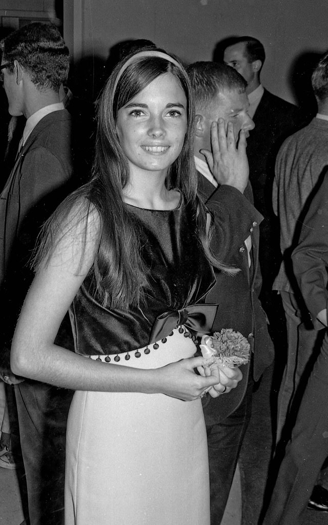 At a dance party, Fresno State College, 1965