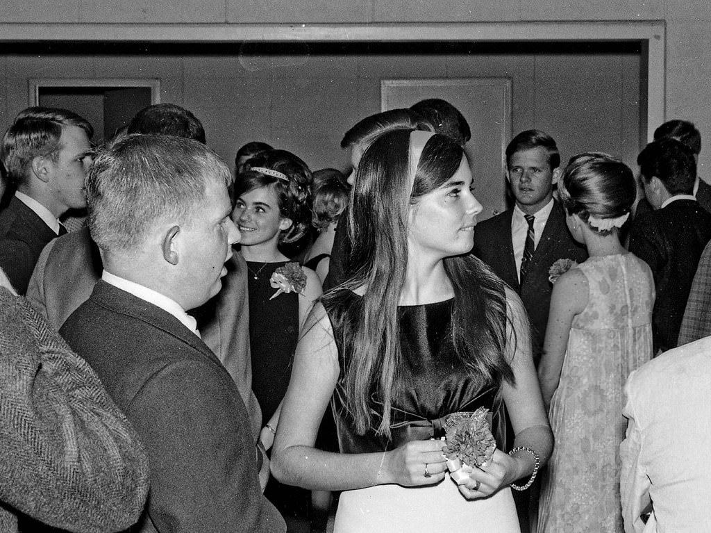 Student social at Fresno State College, 1967