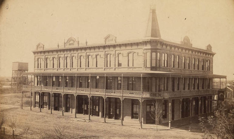 Whitson Hotel at Second and Whitson Streets, 1888