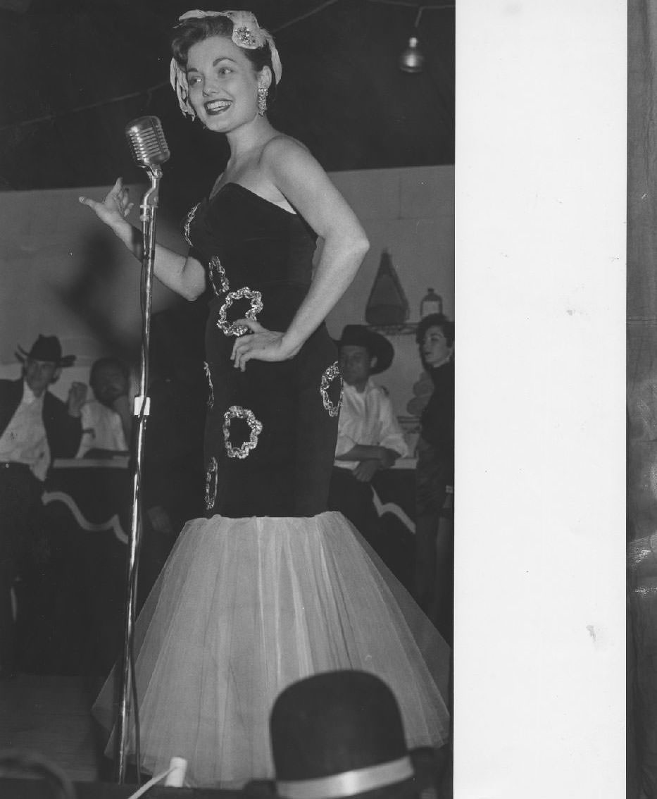 Jenna Coy Huddleston performs at the Tombstone Theater, 1956