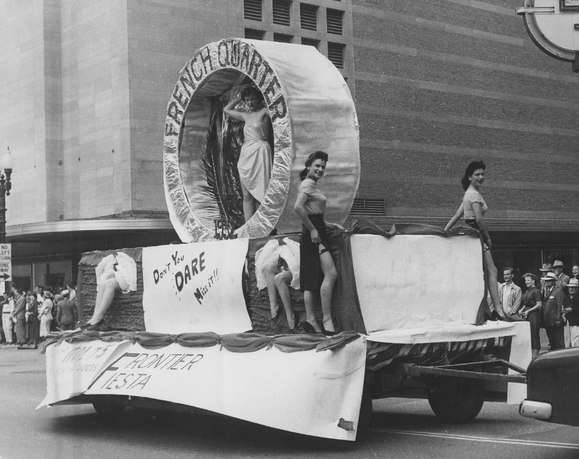 French Quarter float, 1950s