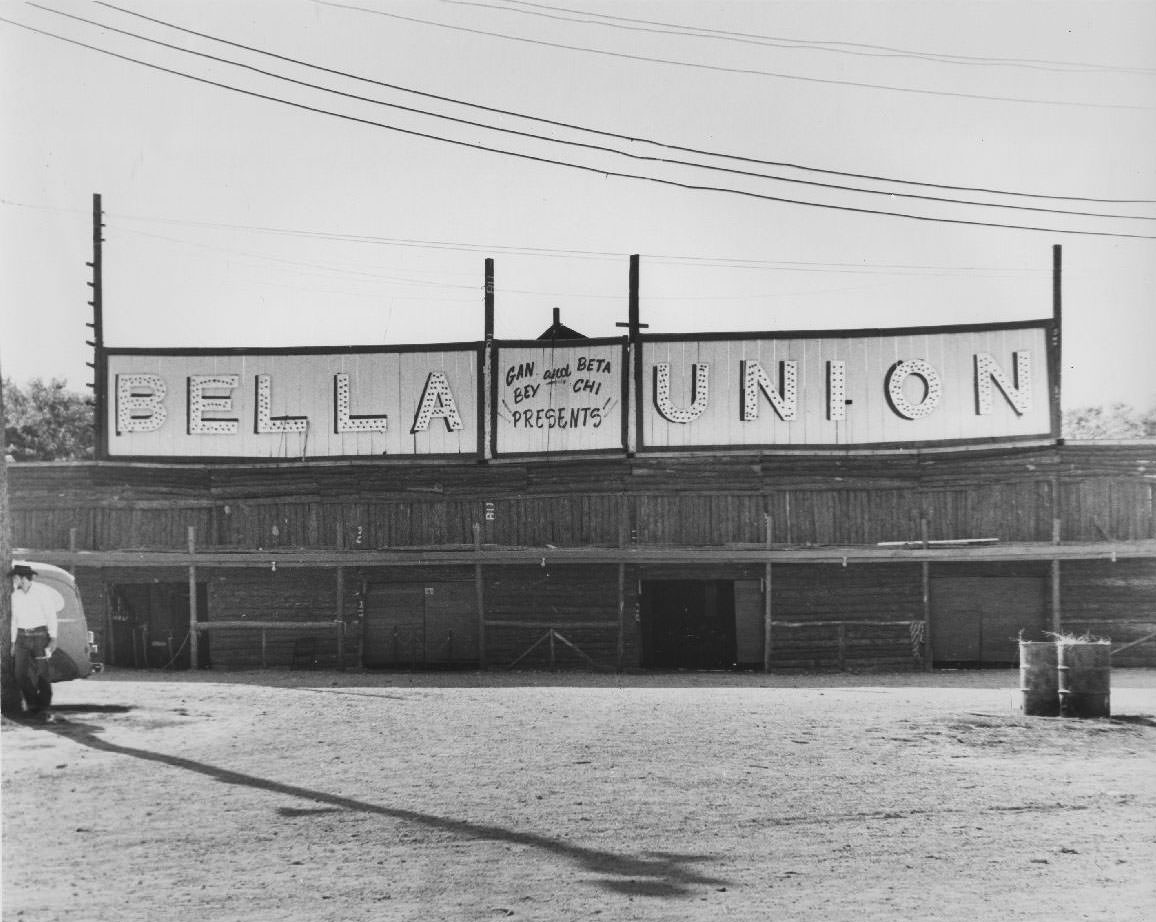 Bella Union exterior view, 1950s