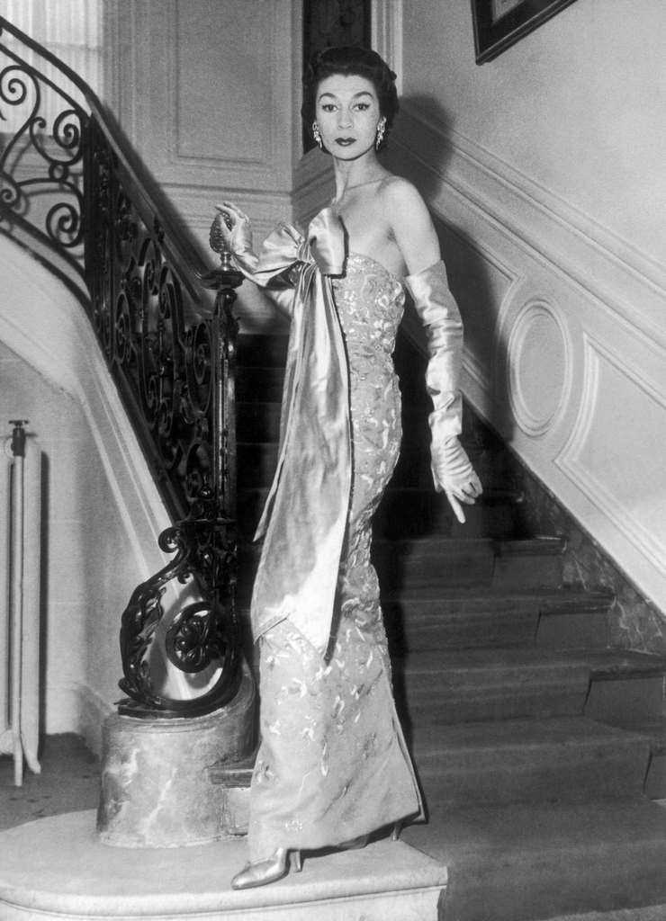 An Evening Dress by Jacques Fath.