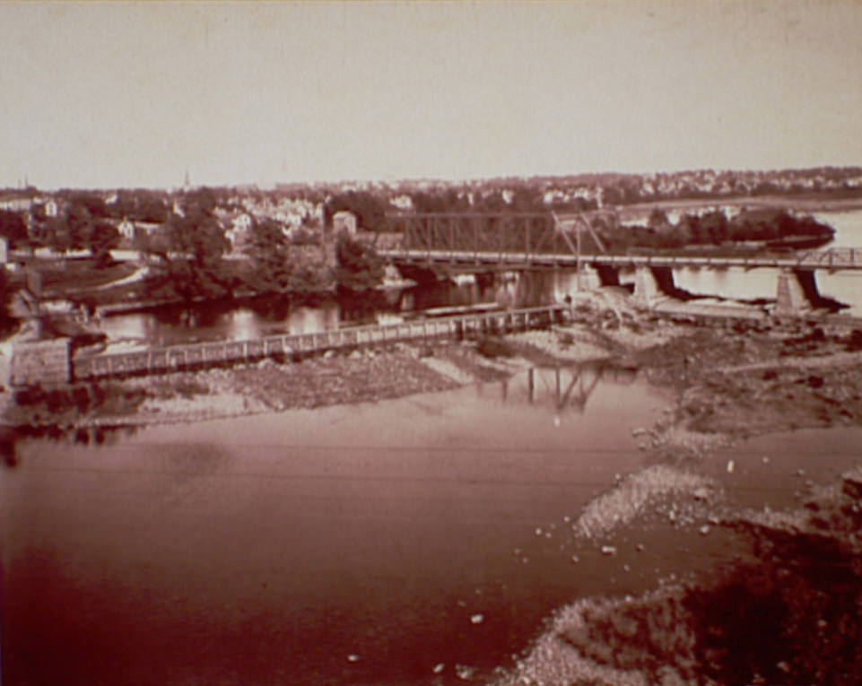 Janesville from the railway bridge, 1898