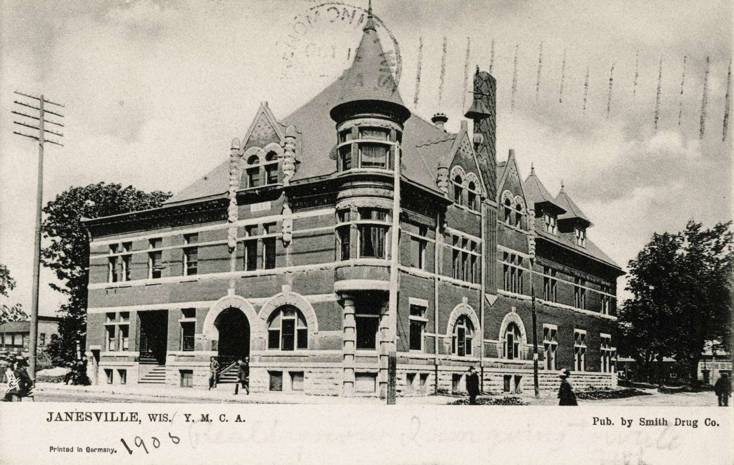 The YMCA building in Janesville, Janesville, Wisconsin, 1899