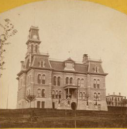 Stereograph of the Rock County Court House, 1890