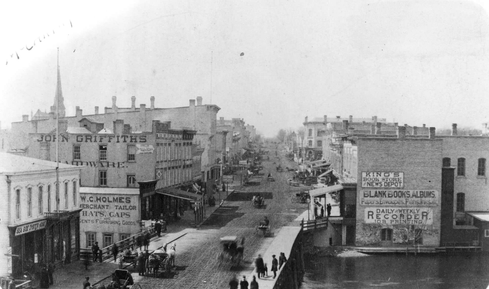 Milwaukee and Main Street, 1882