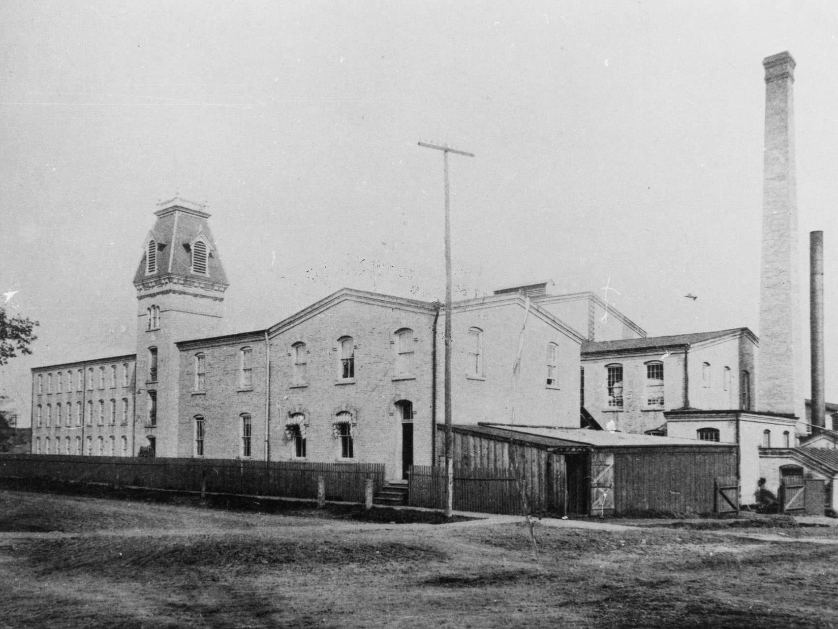 Janesville Cotton Mills building at 216-220 North Franklin Street, 1888