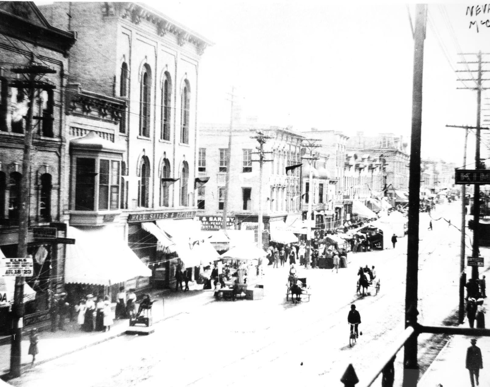 Elks Carnival Parade on Milwaukee Street in August, 1890