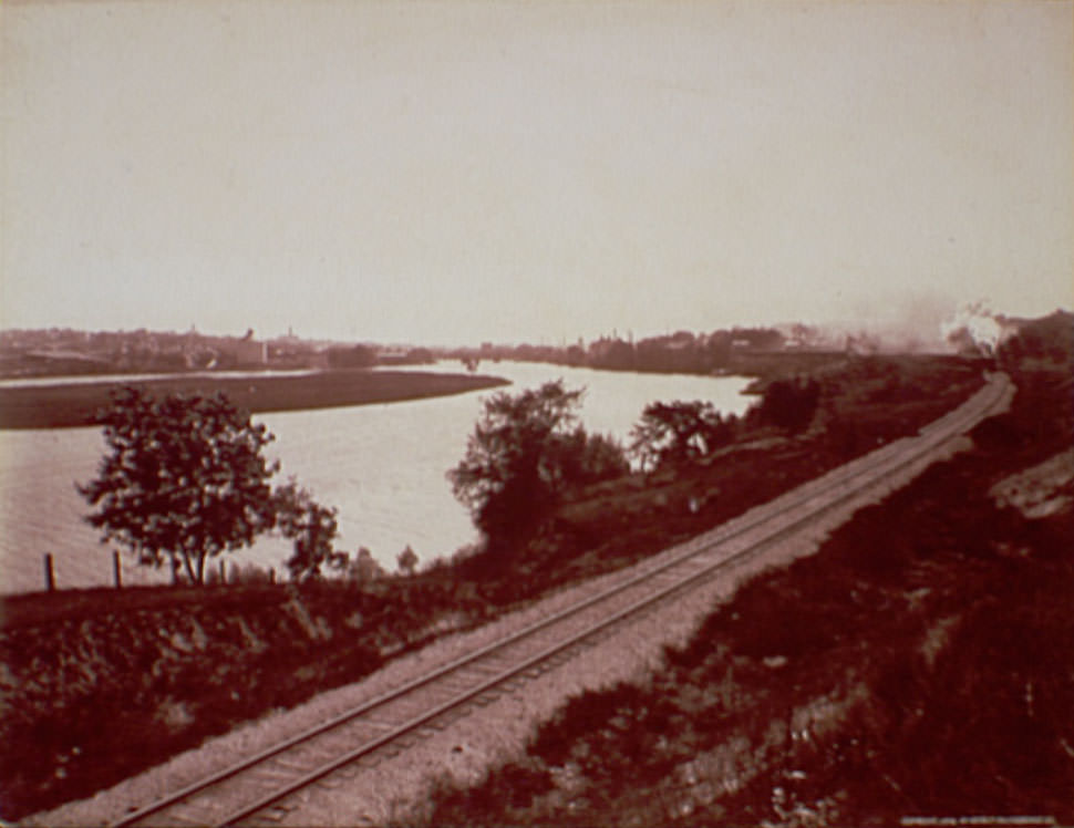Janesville, from the north, 1898.