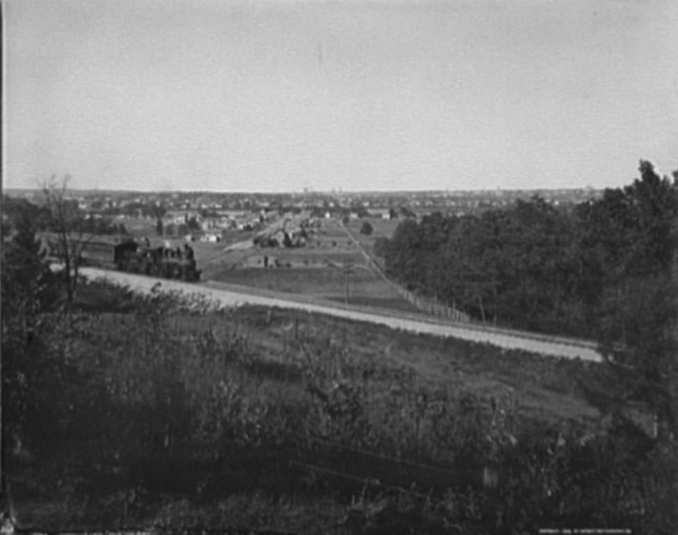 Janesville, from the south, 1898