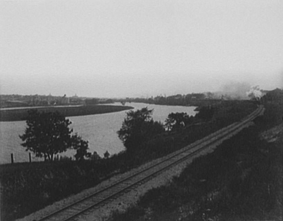 Janesville, from the north, 1898.