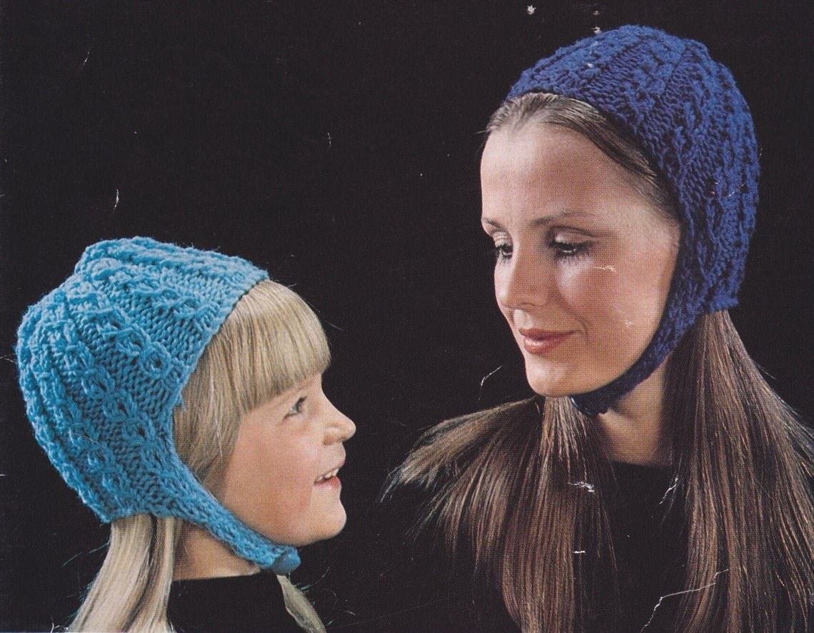 Some Amazing Knitted Helmet designs from the 1970s