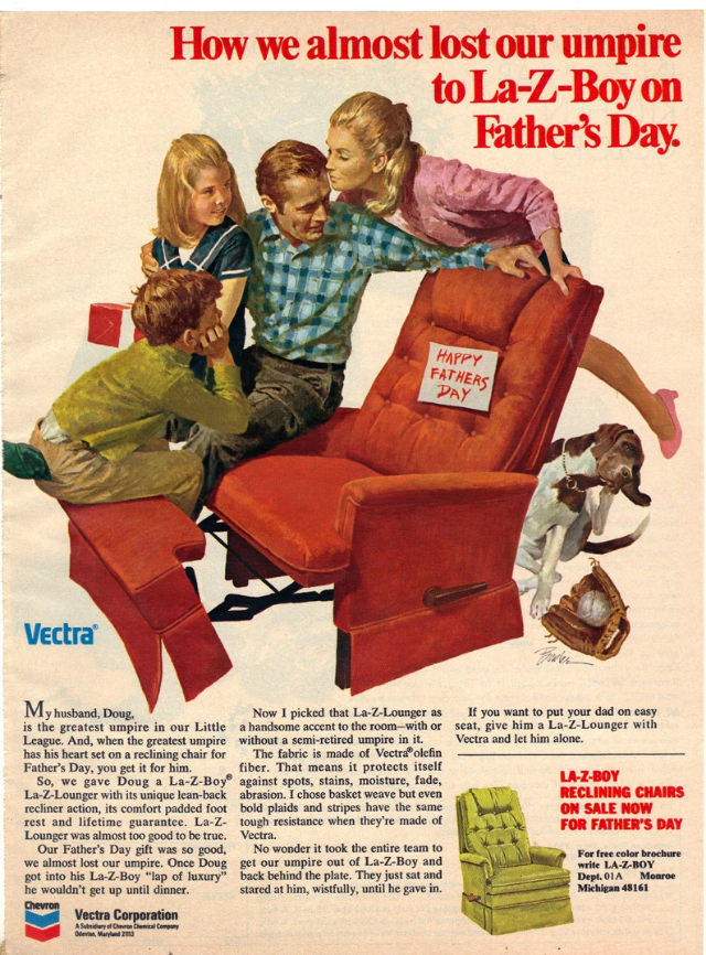 Beautiful Vintage Ads of La-Z-Boy Recliners from the 1970s