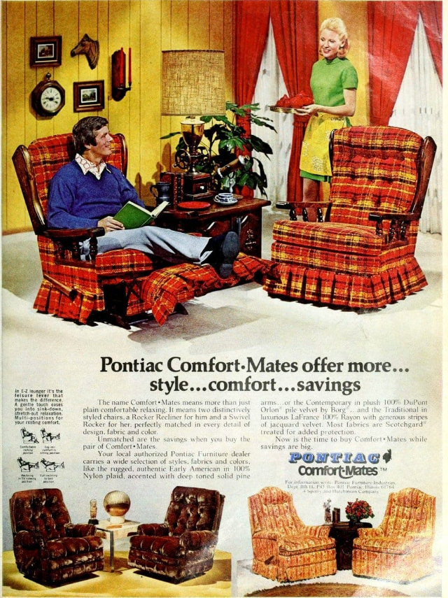 Beautiful Vintage Ads of La-Z-Boy Recliners from the 1970s