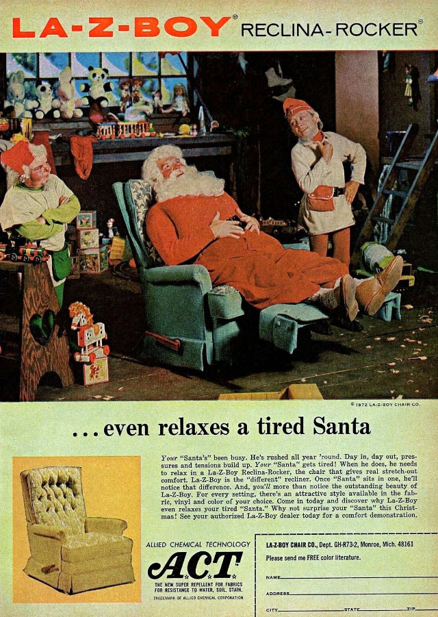 Beautiful Vintage Ads of La-Z-Boy Recliners from the 1970s