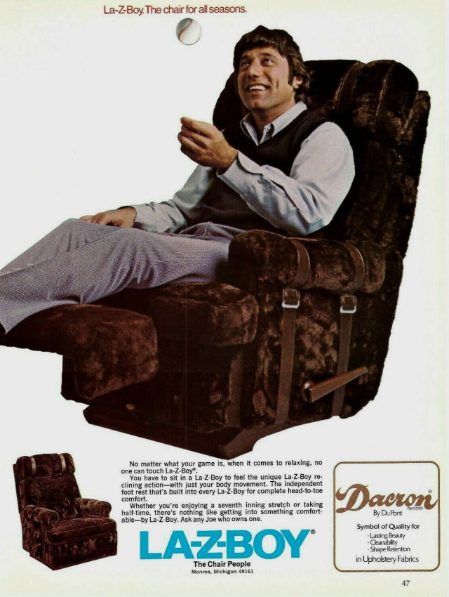Beautiful Vintage Ads of La-Z-Boy Recliners from the 1970s