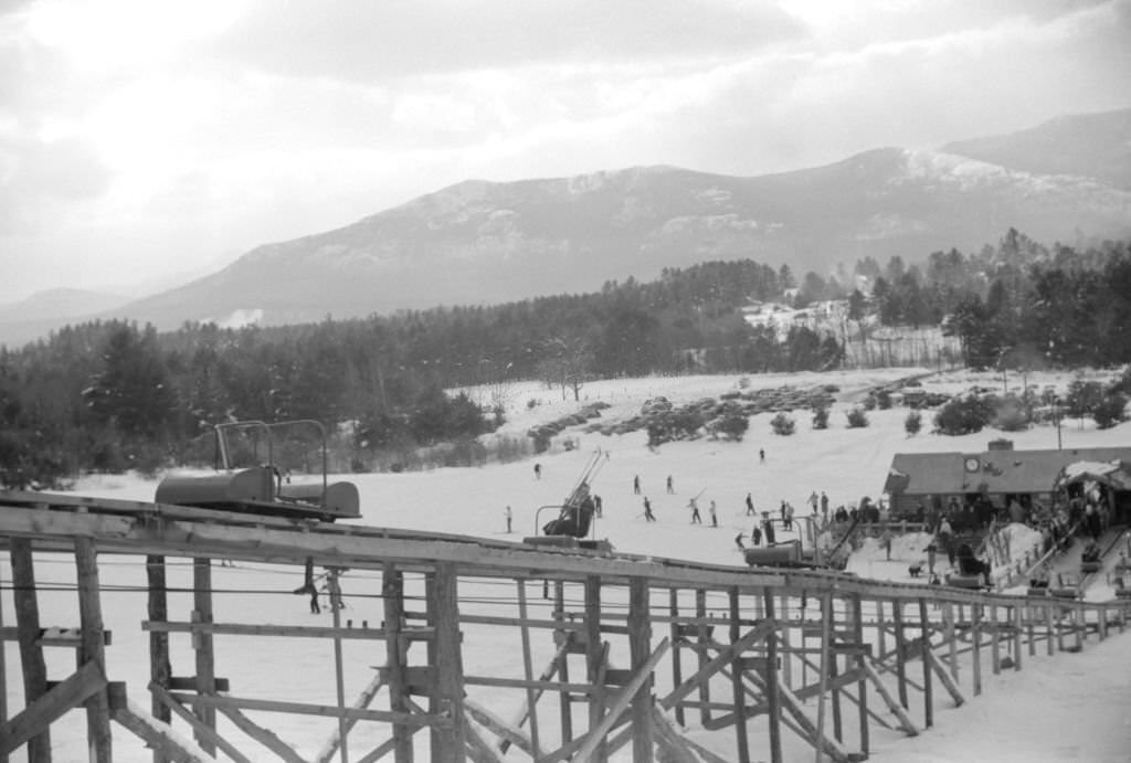 Ski Lift, Cranmore Mountain, North Conway, New Hampshire, March 1940