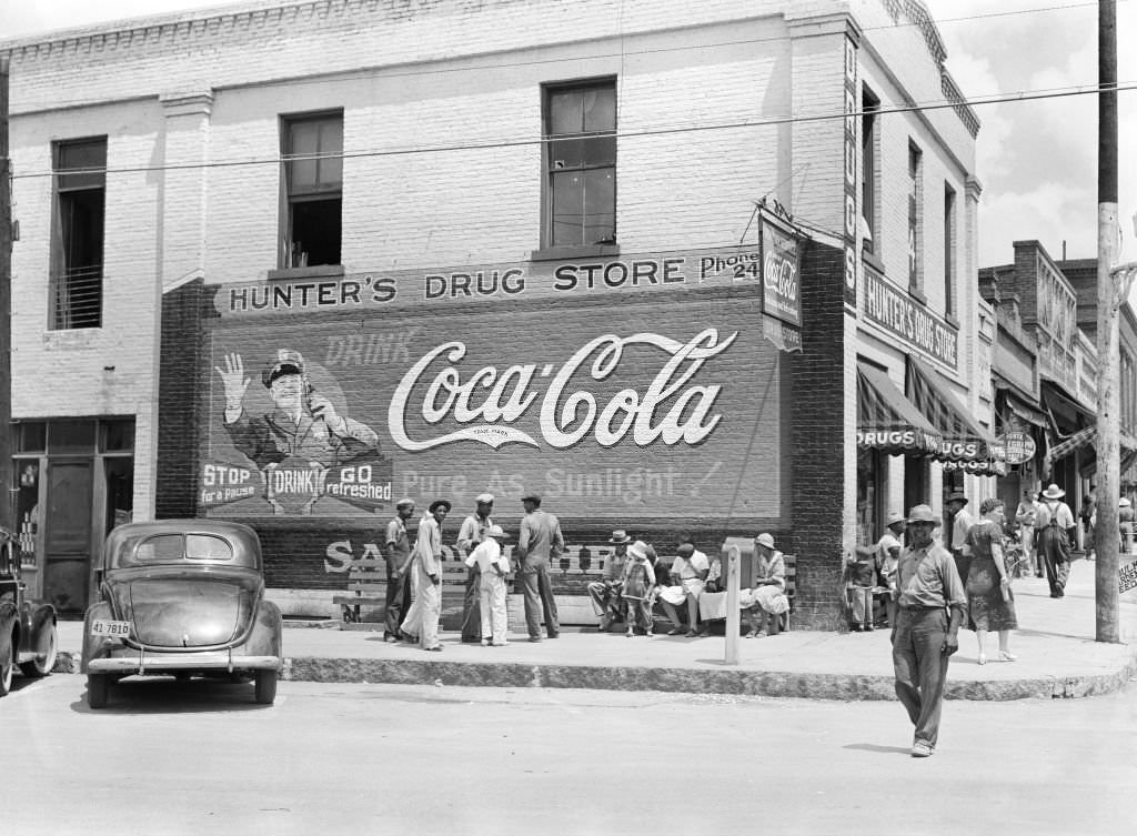 Street Scene, Main Street, Greensboro, Georgia, 1939