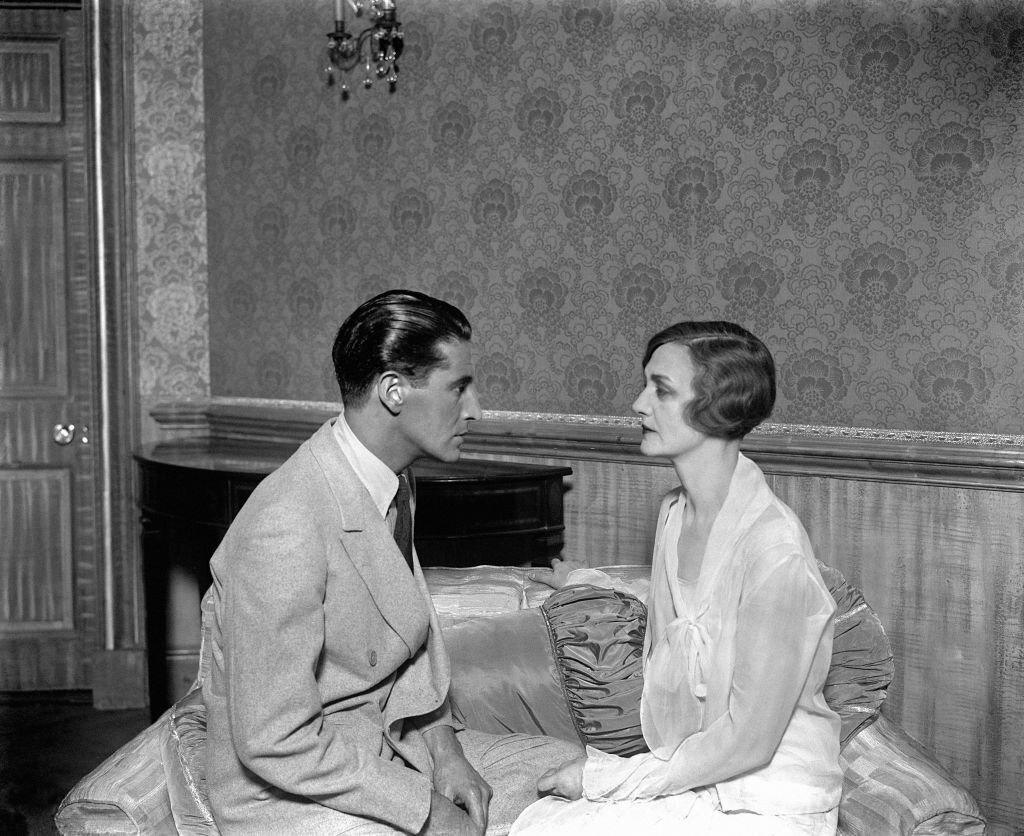 Lily Elsie and Ivor Novello in Globe Theatre, London, 1928