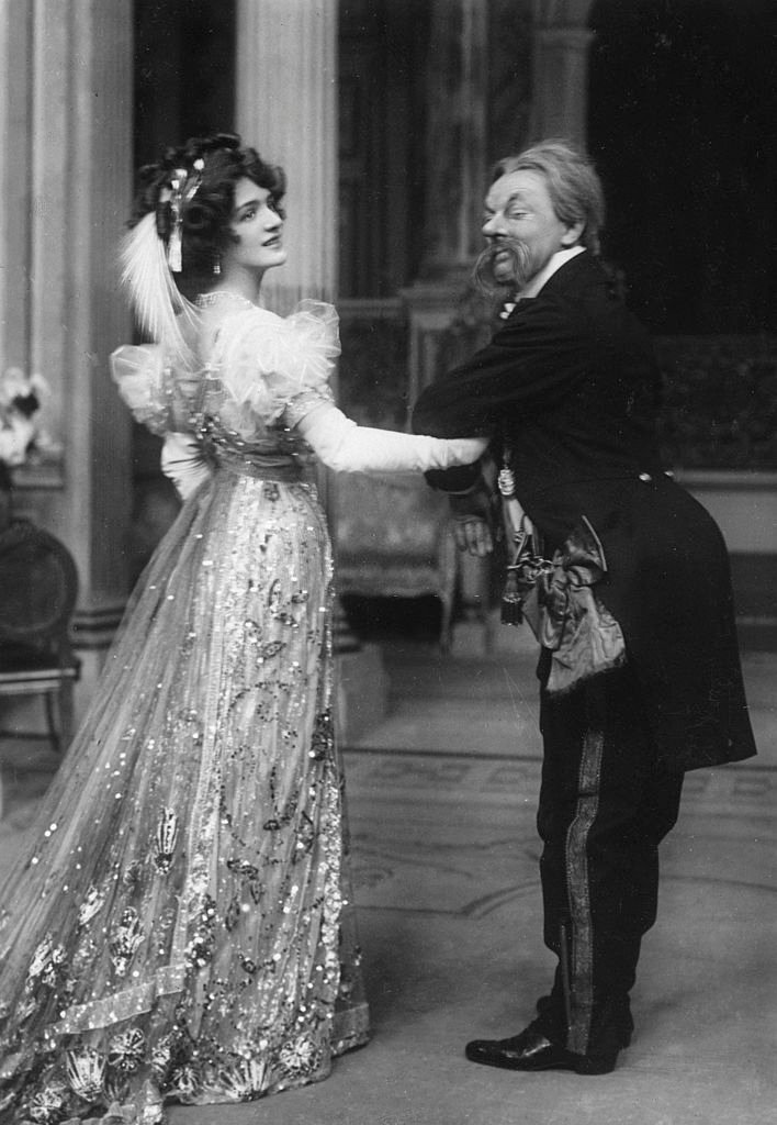 Miss Lily Elsie and Mr George Graves in The Merry Widow, 20th century.
