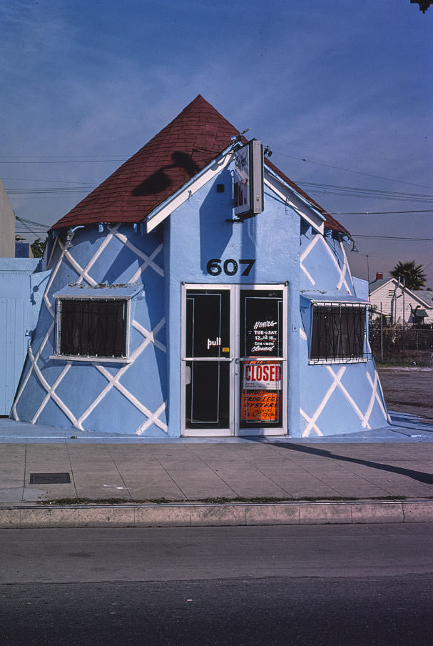 Sea Food Hut, Los Angeles, California, 1976