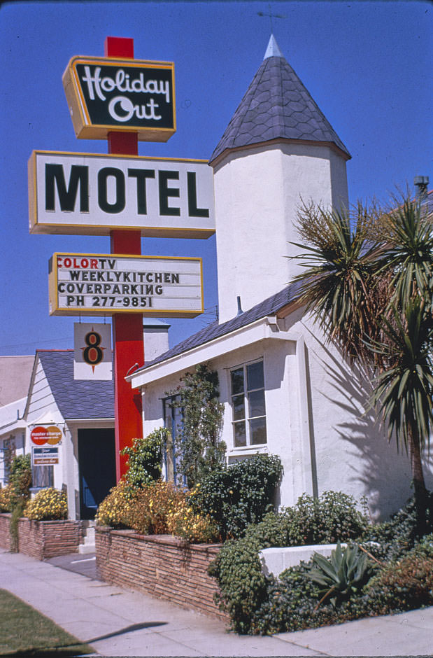 Holiday Out Motel, Los Angeles, California, 1978