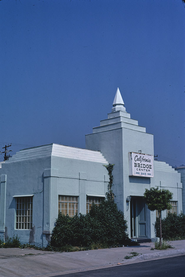 California Bridge Center, 945 North Fairfax, Los Angeles, California, 1976