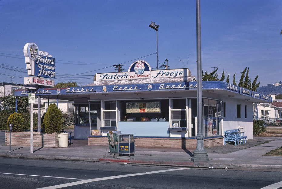 Fosters Freeze, Los Angeles, California, 1977
