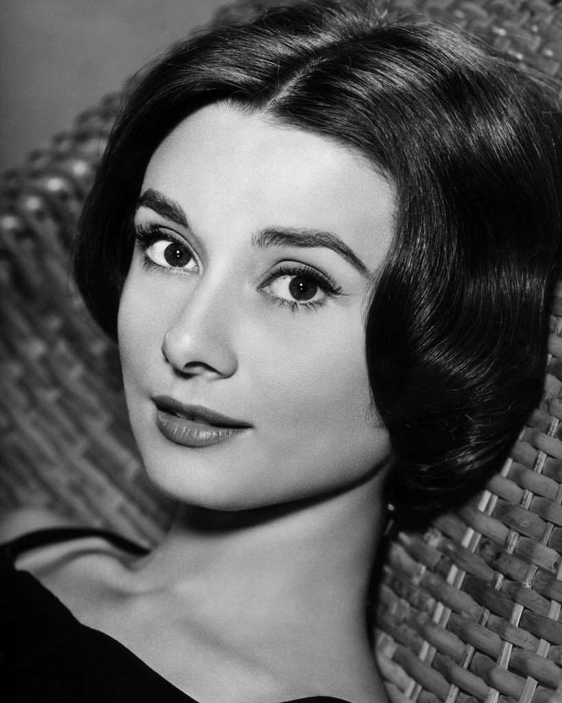 Audrey Hepburn poses for a publicity still for film 'Love in the Afternoon' in 1957.
