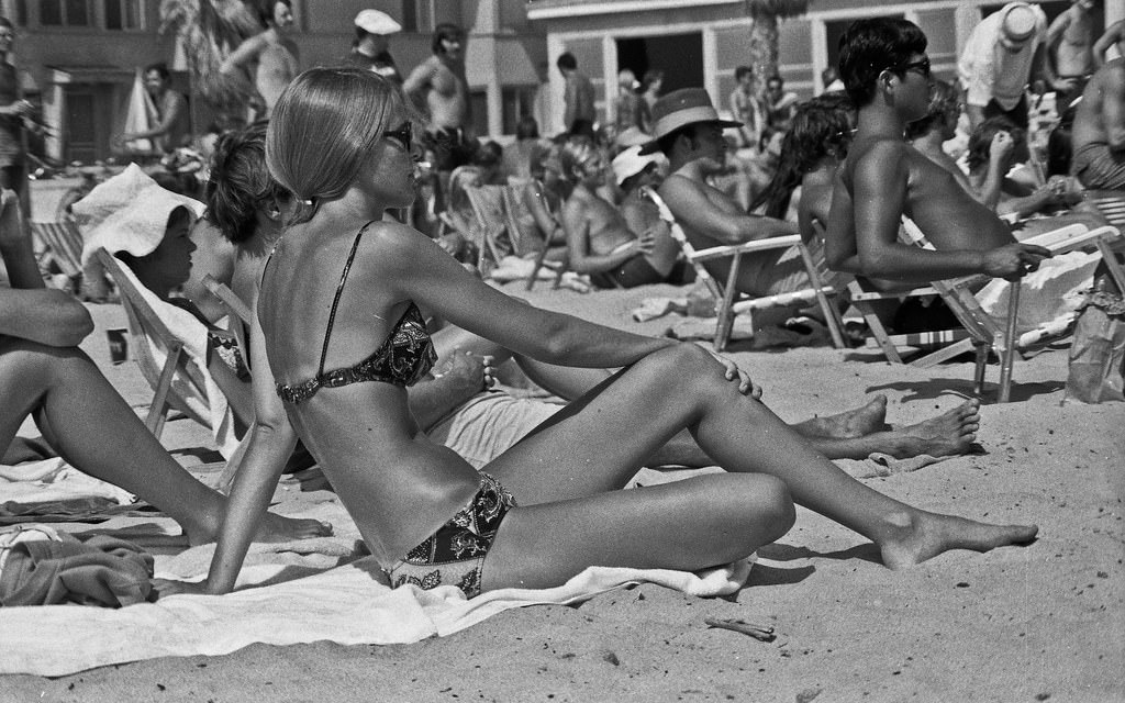 A day at Mission Beach, San Diego in August 1970 Through the Lens of Lance Nix