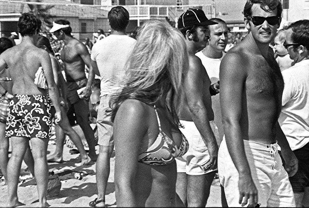 A day at Mission Beach, San Diego in August 1970 Through the Lens of Lance Nix