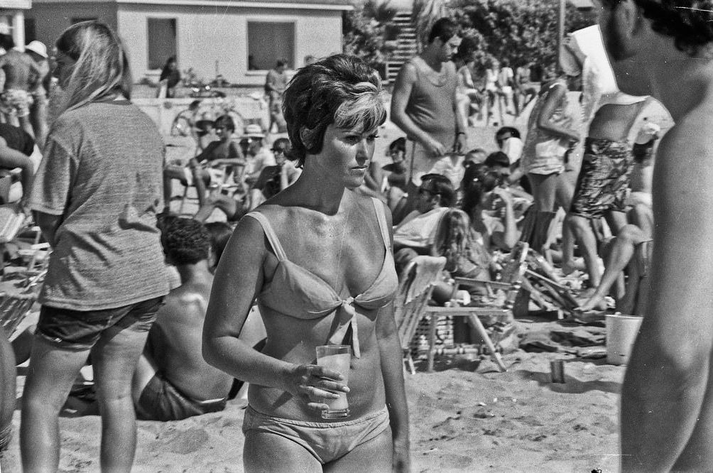 A day at Mission Beach, San Diego in August 1970 Through the Lens of Lance Nix