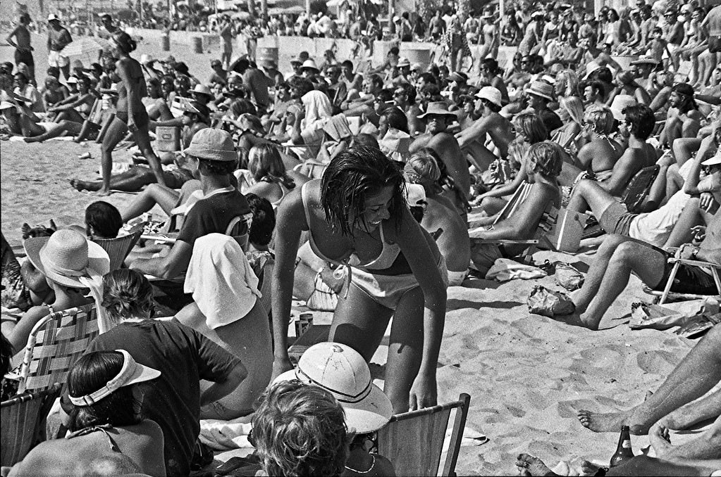 A day at Mission Beach, San Diego in August 1970 Through the Lens of Lance Nix