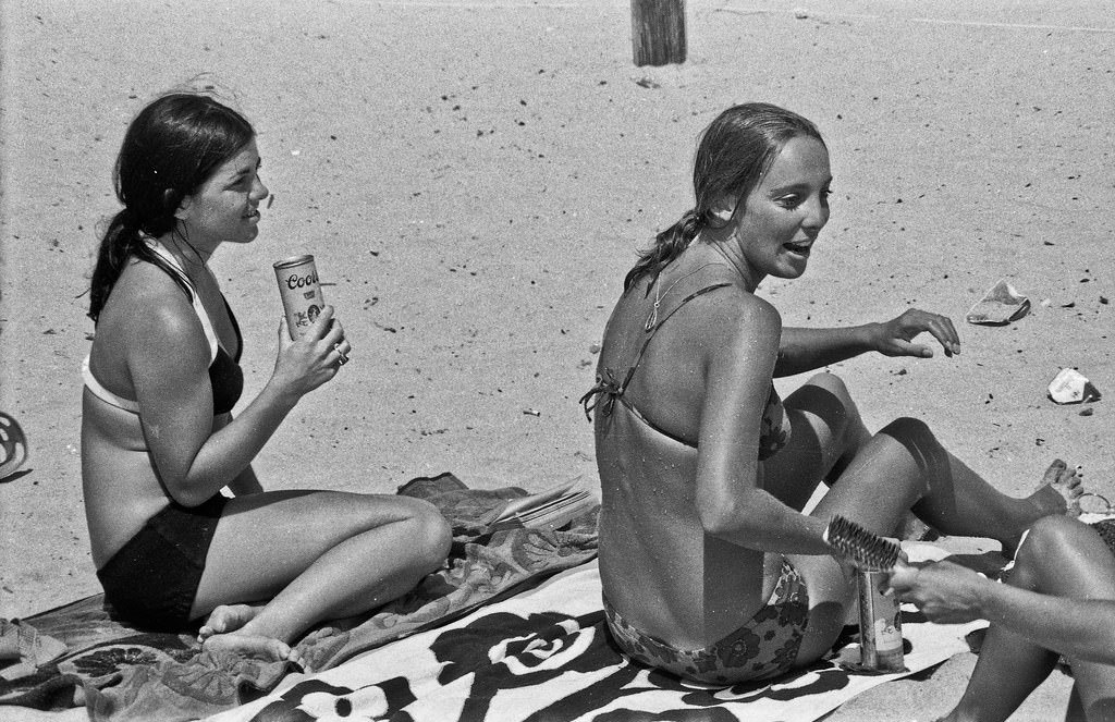 A day at Mission Beach, San Diego in August 1970 Through the Lens of Lance Nix