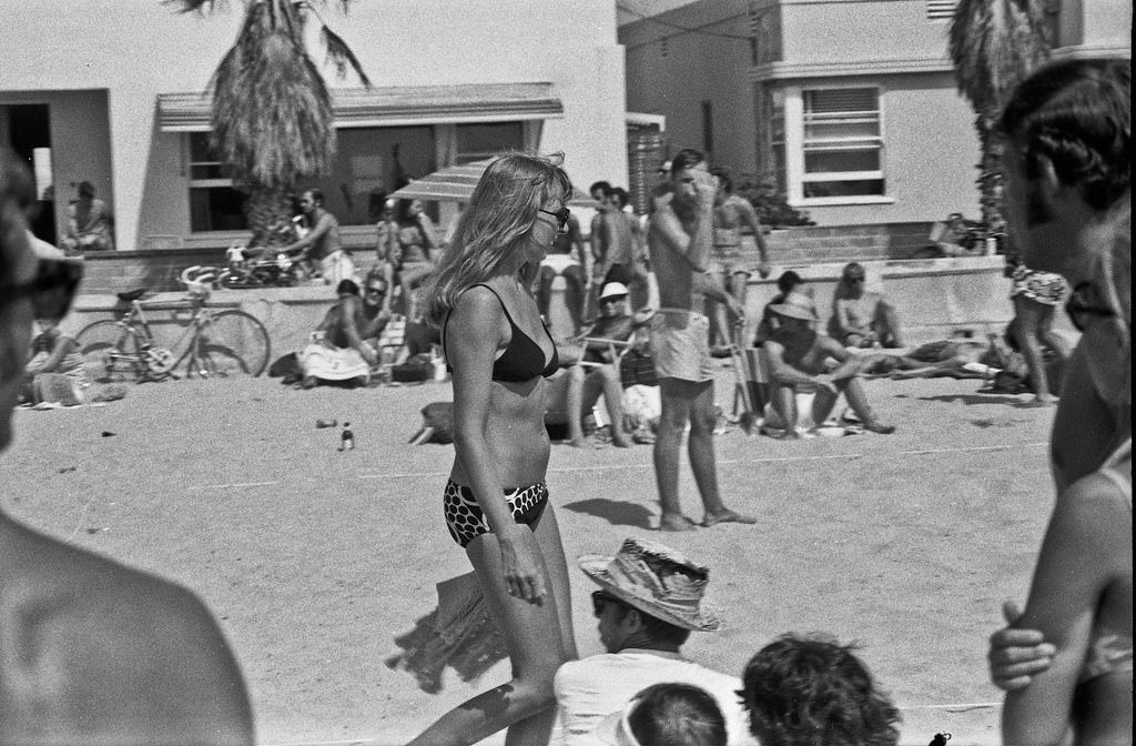 A day at Mission Beach, San Diego in August 1970 Through the Lens of Lance Nix