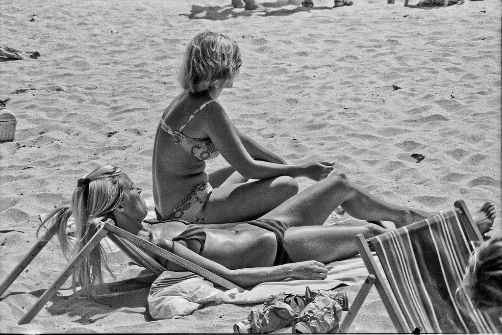 A day at Mission Beach, San Diego in August 1970 Through the Lens of Lance Nix