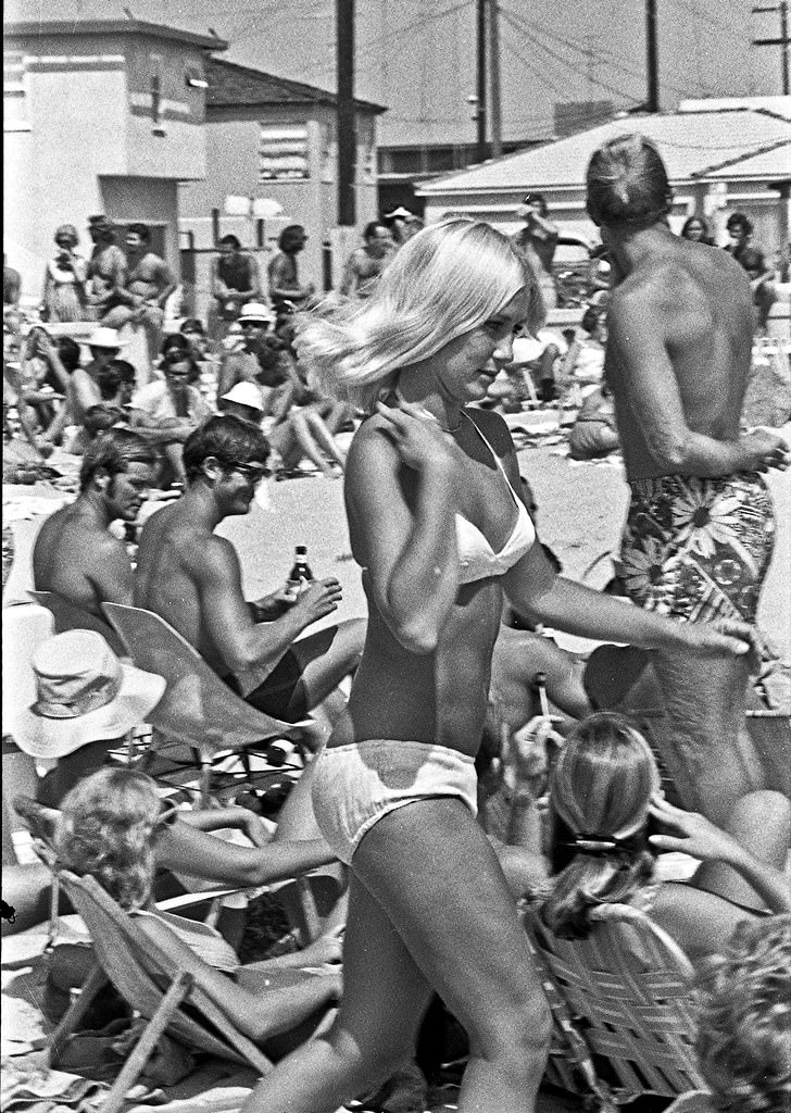 A day at Mission Beach, San Diego in August 1970 Through the Lens of Lance Nix