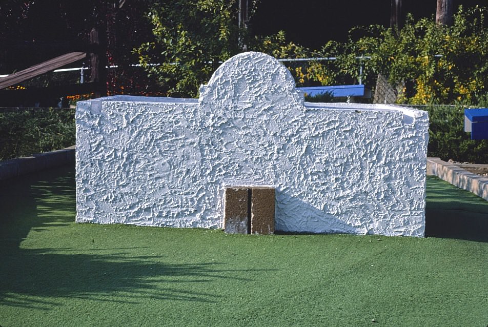 Alamo hole, Salute to the USA mini golf, Lake Winnipesaukee Pier, Weirs Beach, New Hampshire, 1997