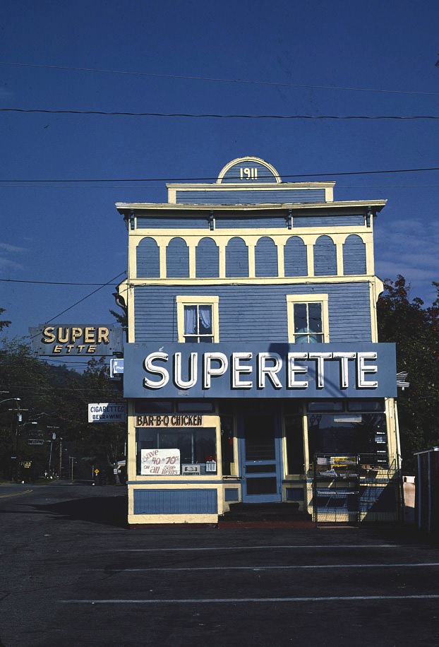 Weirs Superette, Weirs Beach, New Hampshire, 1981