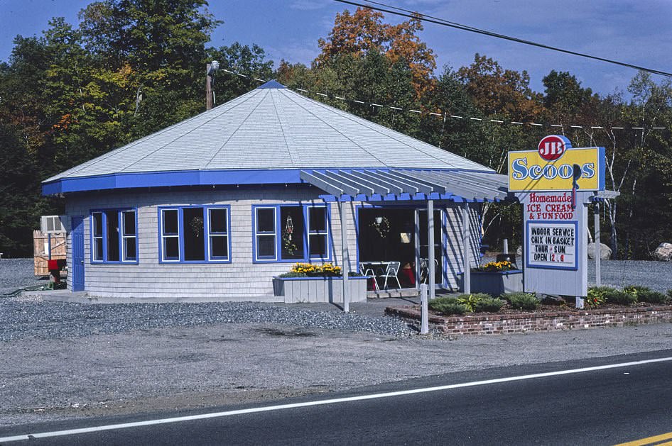 J.B. Scoops Ice Cream, Meredith, New Hampshire, 1981