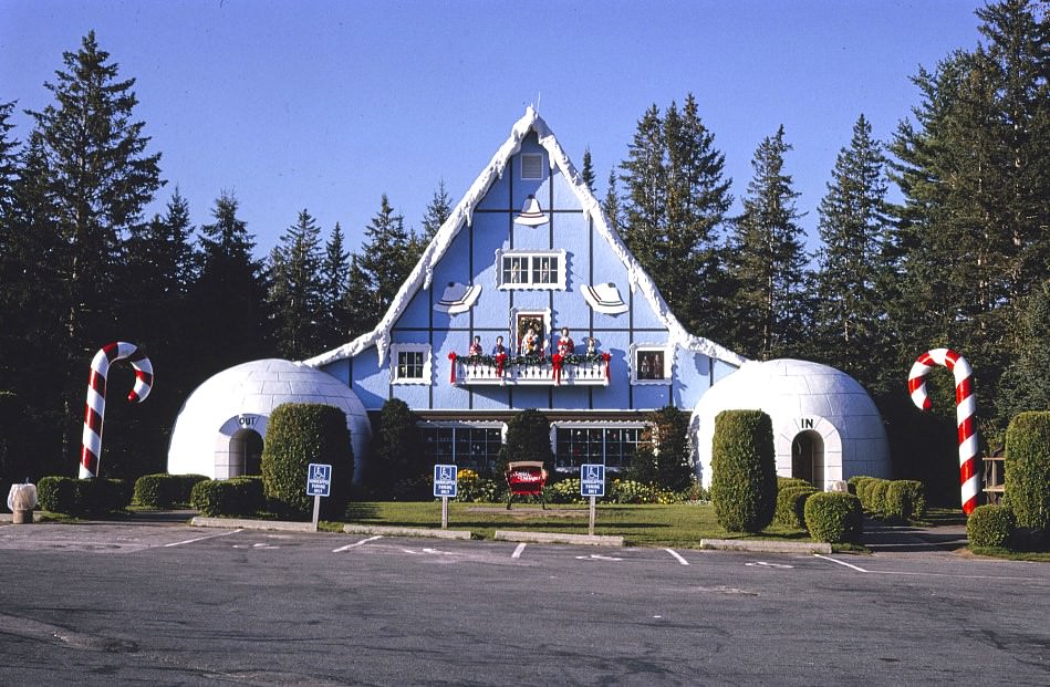 Entrance, Santa's Village, Route 2, Jefferson, New Hampshire, 1996