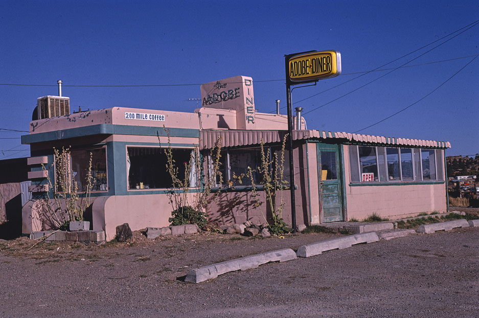 Adobe Diner, Route 64 & 285, Tres Piedras, New Mexico, 1981