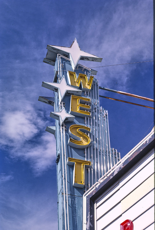 West Theater, angle 2, Route 66, Grants, New Mexico, 1998