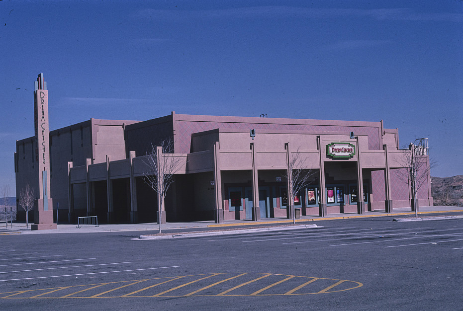 Dream Catcher Theater (a contemporary multiplex), angle 1, Route 285, Espanola, New Mexico, 1997