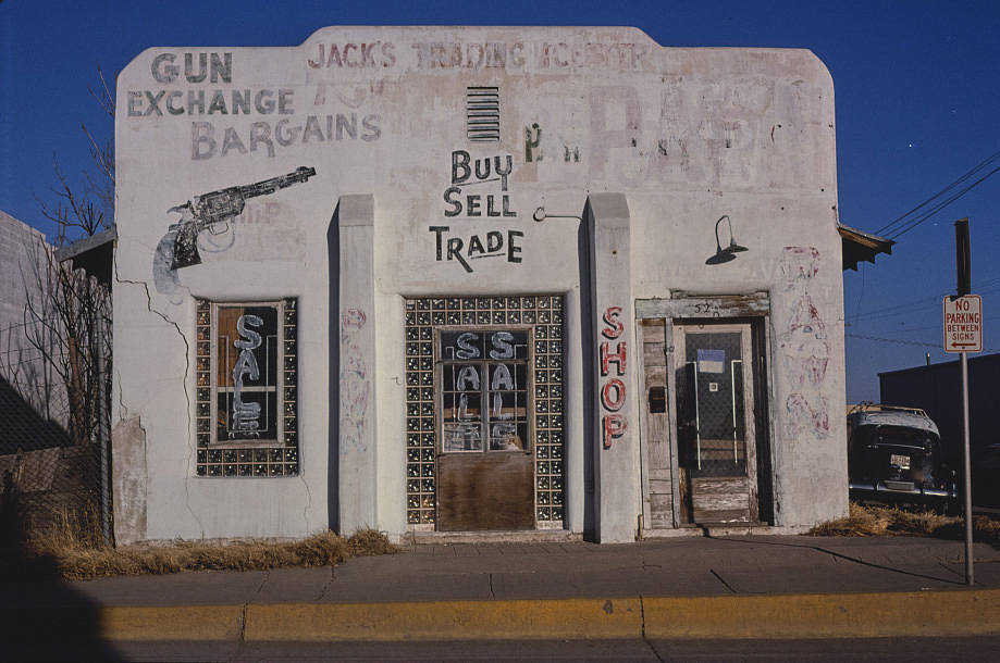 Jack's Trading Center, Carlsbad, New Mexico, 1983