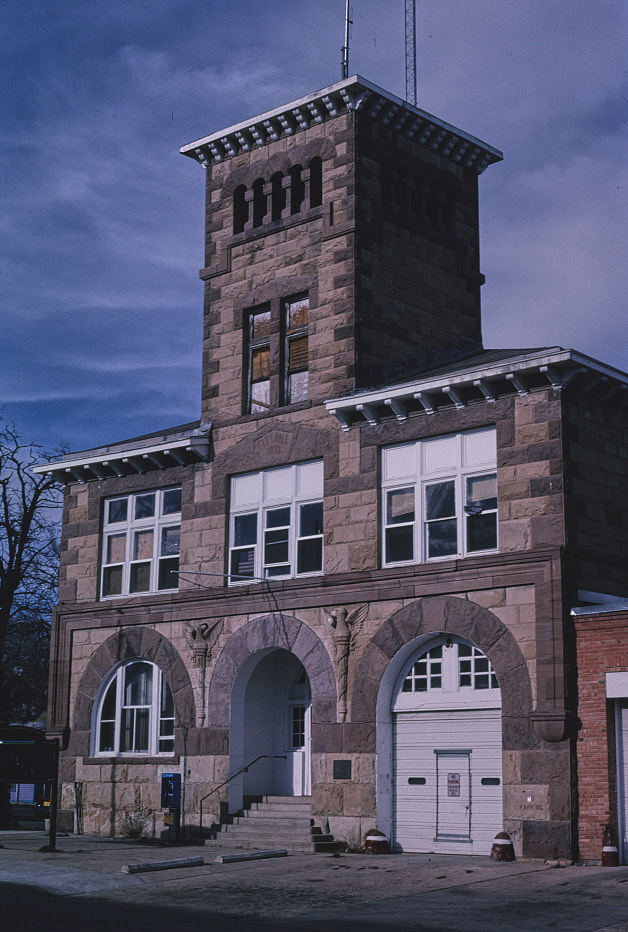 Old City Hall, now fire department, Las Vegas, New Mexico, 1999