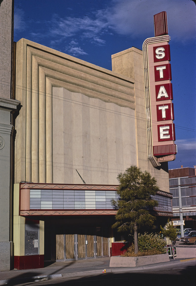 State Theater, Central Avenue (Route 66), Albuquerque, New Mexico, 1981
