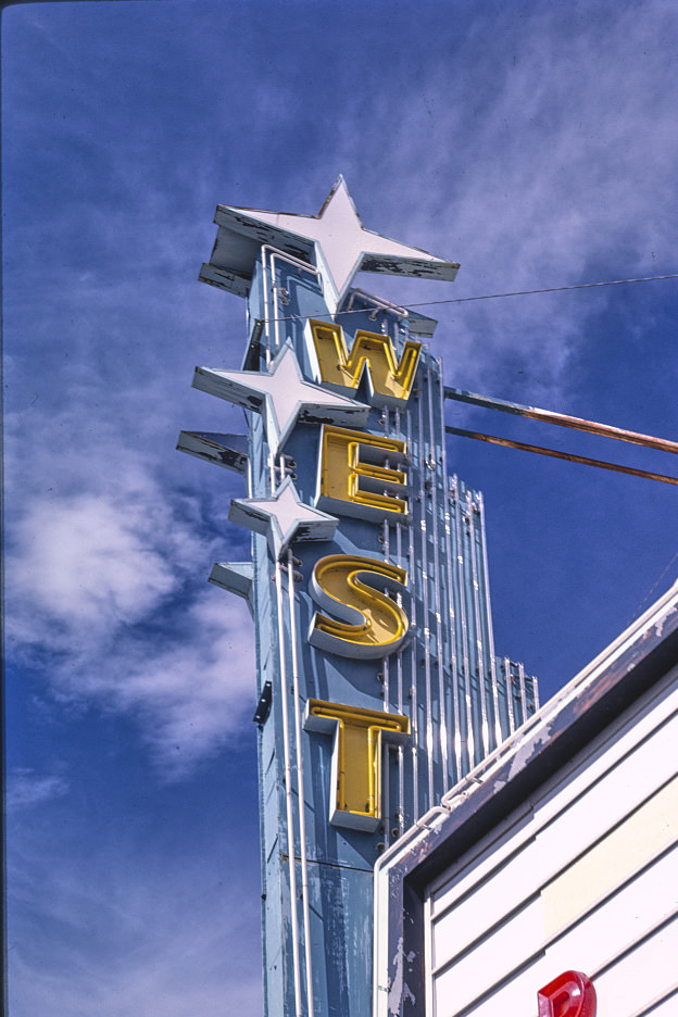 West Theater, angle 2, Route 66, Grants, New Mexico, 1998